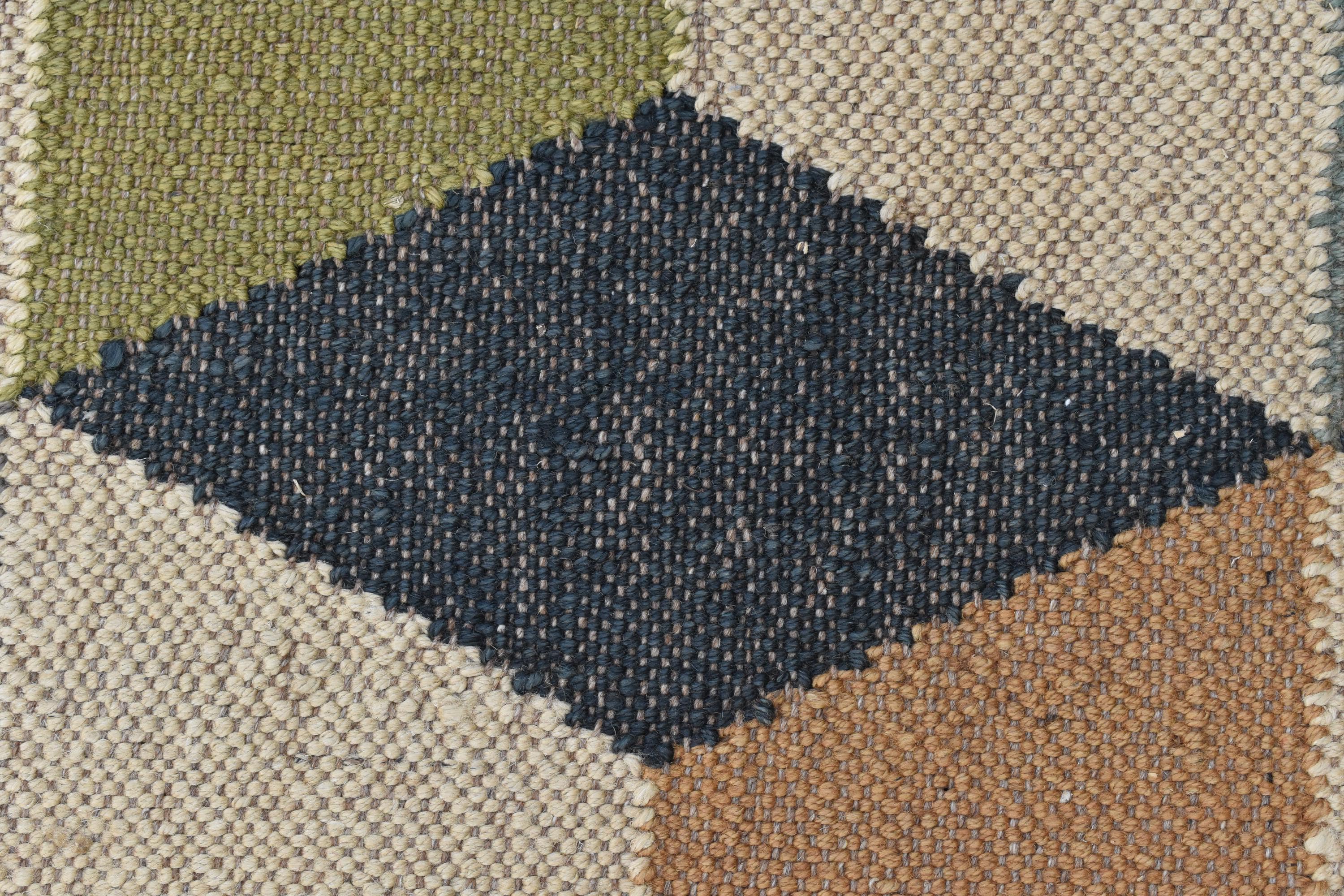 Wool Jute Runner, Handmade Runner, Wool Jute Rug, Kilim Runner, Jute rug, Jute Runner, Woven Rug, Woven Runner, Navajo Rug, Weave Runner