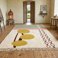 Tree Moroccan Wool Rug, Handcrafted Berber Area Carpet, Luxury Boho Home Decor Handmade Moroccan Rug