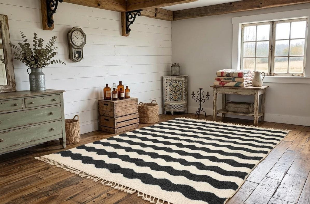 Moroccan Rug, High Pile Berber Wool Rug, Handwoven Moroccan Carpet, Custom Handmade Area Rug, Luxury Home Interior Decor